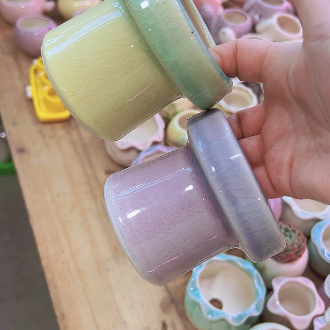 陶瓷花盆当场凑满12包邮