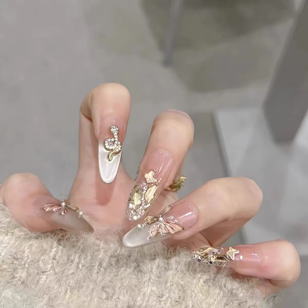 【金蛇来财】手工腮红蝴蝶金蛇穿戴甲