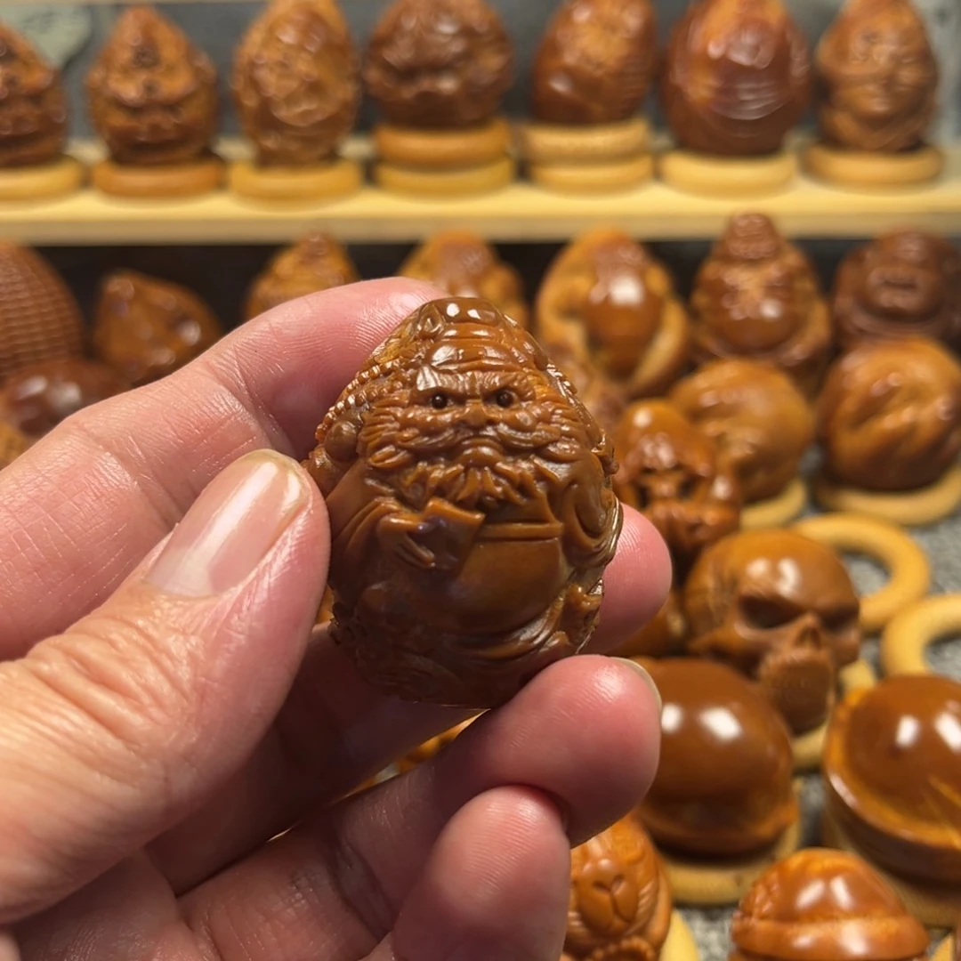 橄榄核手串/手链?****爸钟馗