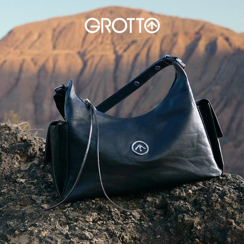 【吐司hobo】【商场同款】GROTTO个乐单肩大容量琥珀流光