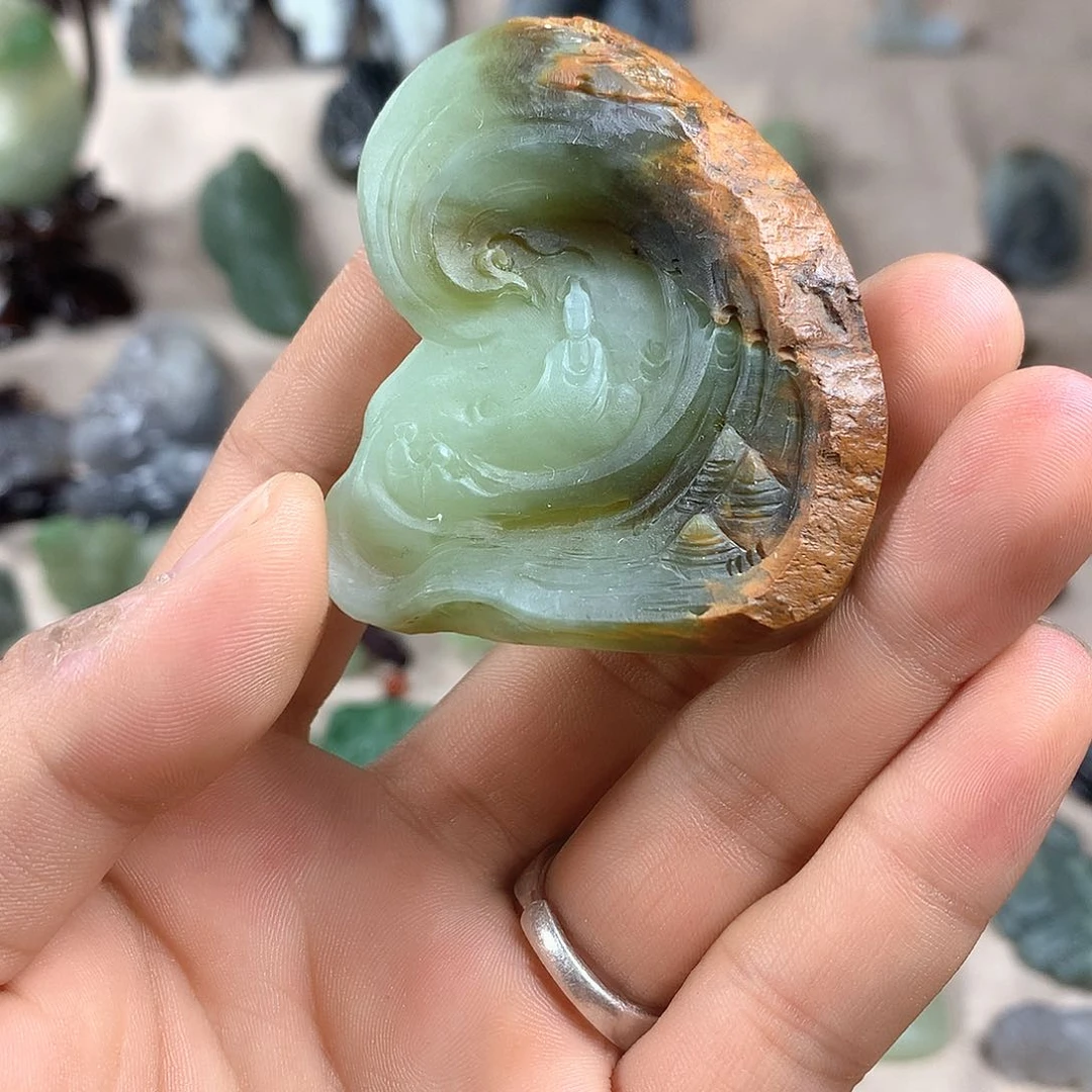 颈饰未镶嵌和田玉