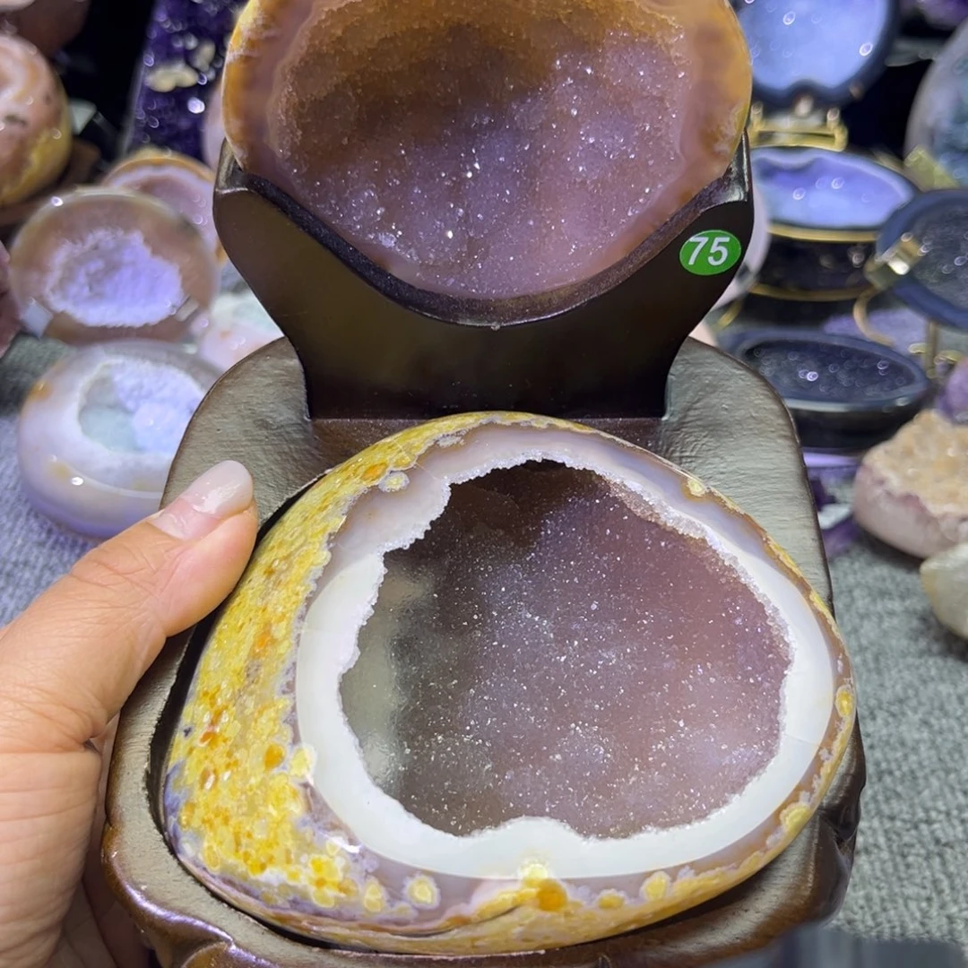 紫晶摆件未镶嵌水晶