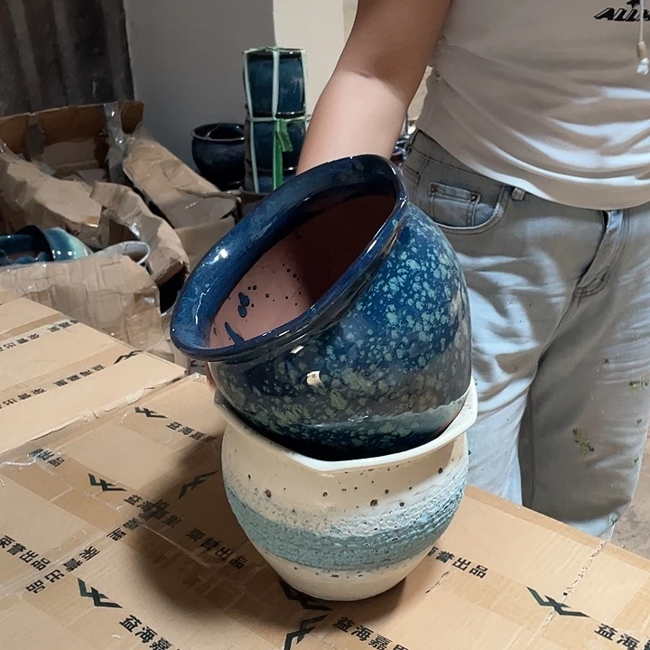 瑕疵红陶20/18两个