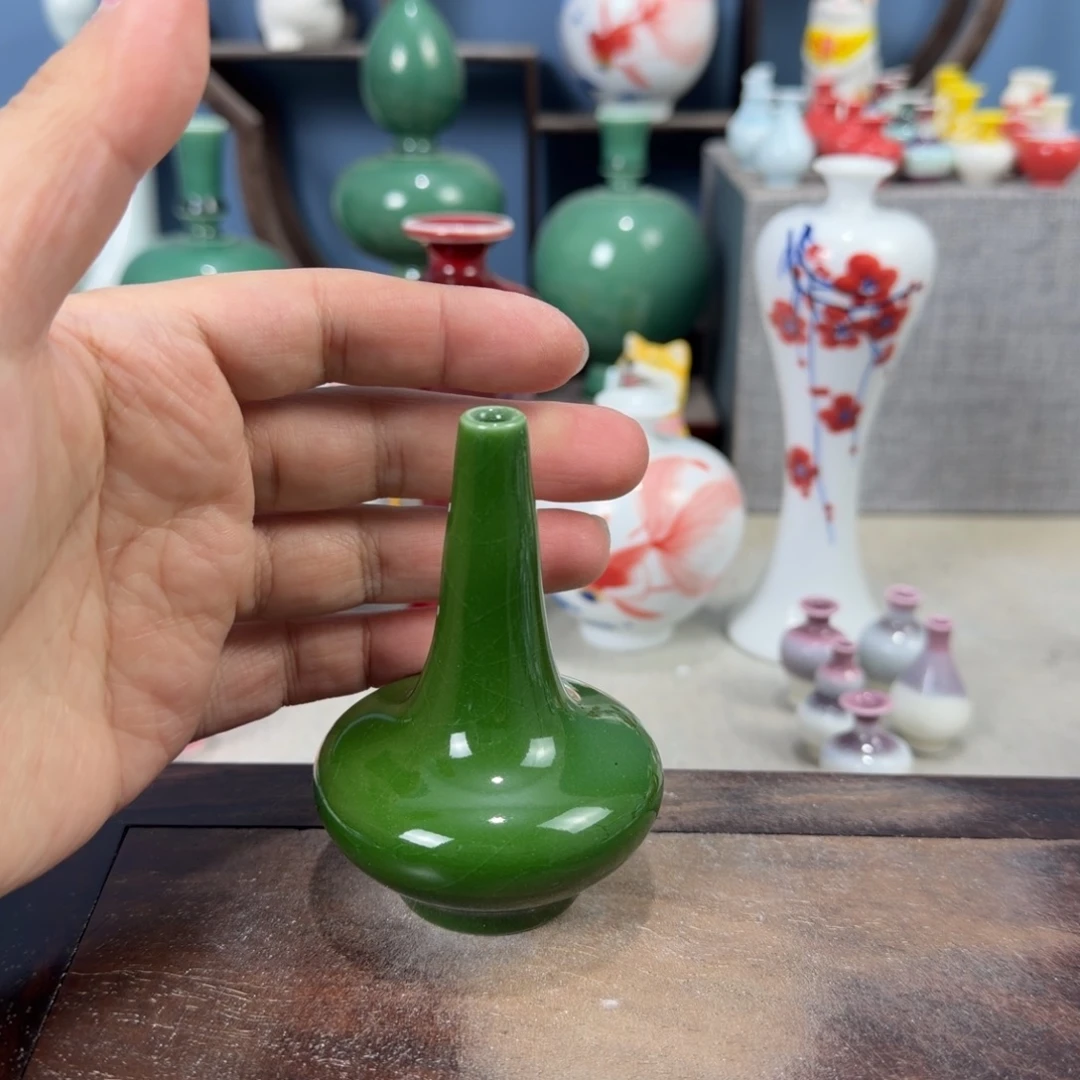 陶瓷手工小花器摆件