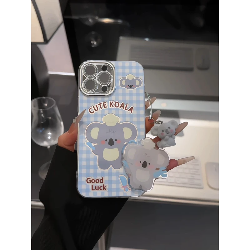 厨师考拉适用苹果17pro手机壳16精孔羽纱oppo荣耀华为p60女小米15