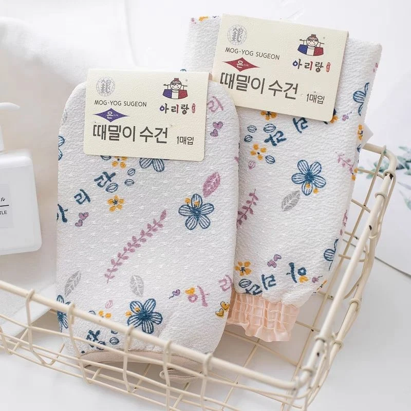 阿里郎薄款单层搓澡巾细砂强力不疼家用洗澡下灰神器新款韩式搓澡