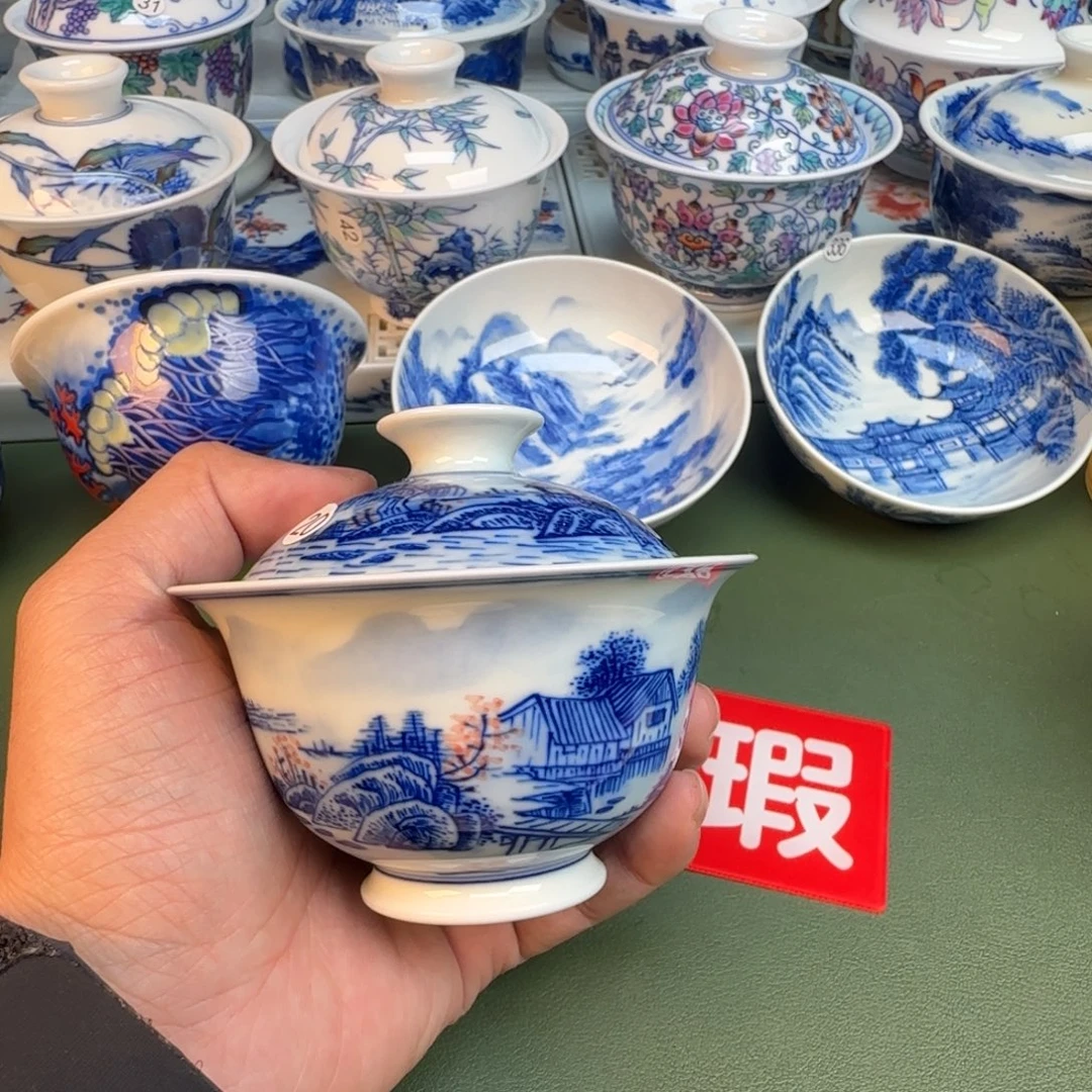 陶纯手工纯手绘茶具20