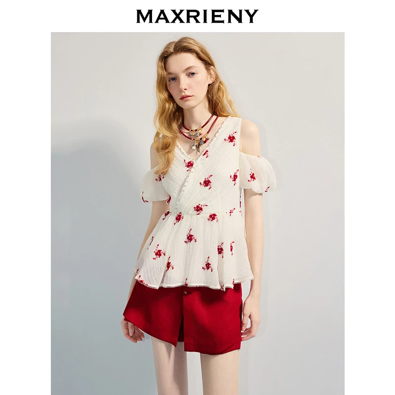 MAXRIENY【商场同款】2025夏上衣