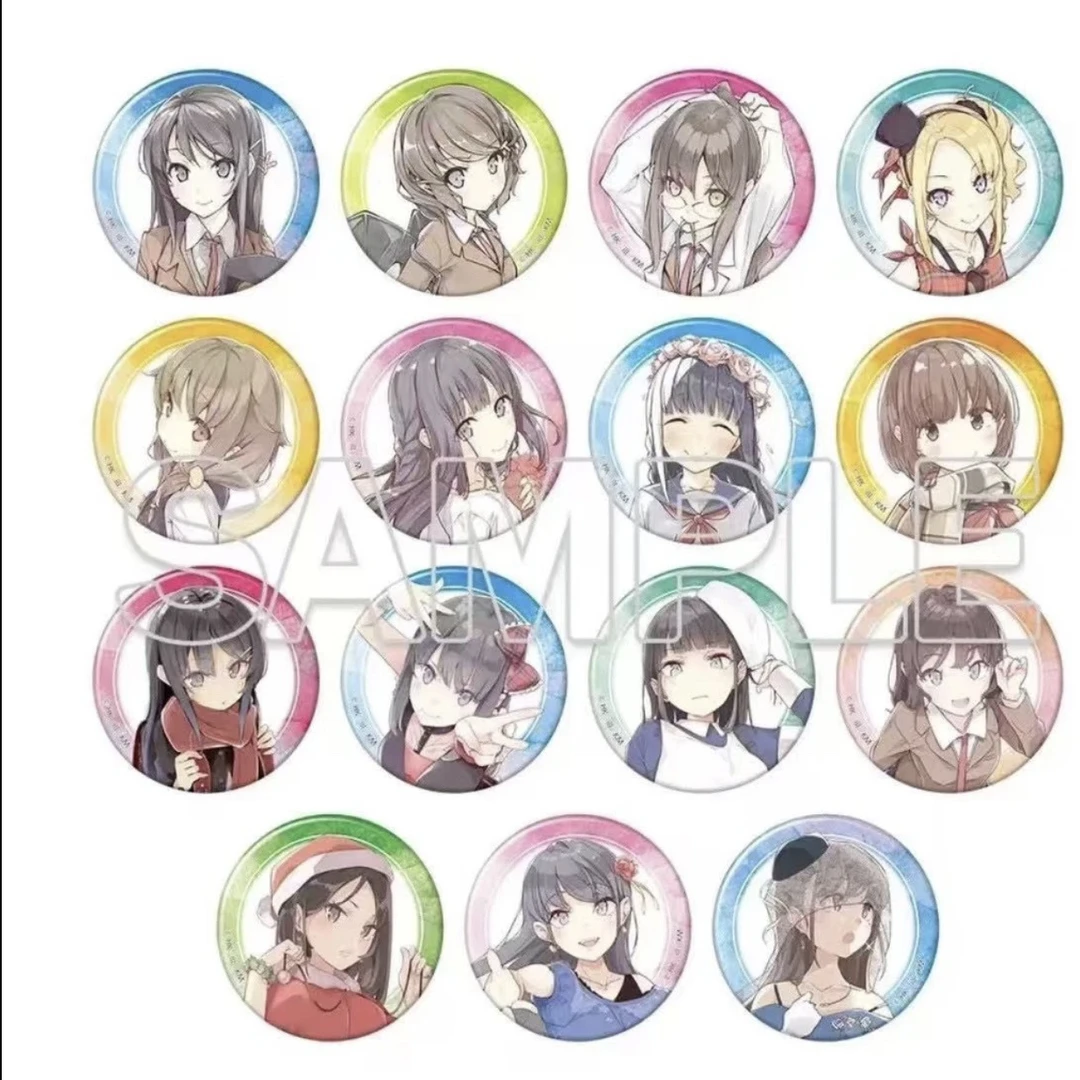 青春猪头少年不会梦到兔女郎学姐 10周年原画全员吧唧 正版日谷