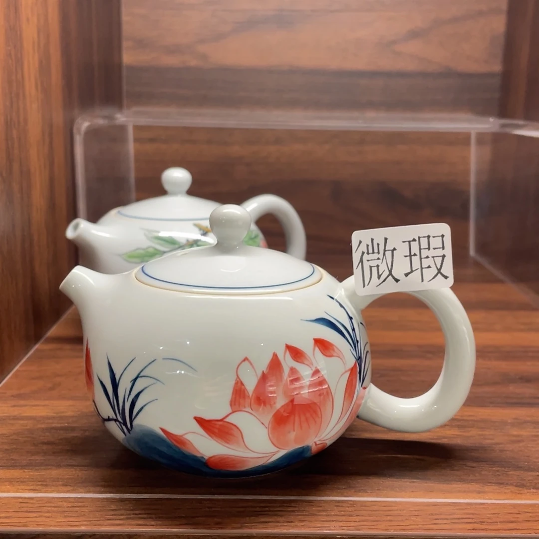 微瑕釉下彩纯手工绘制