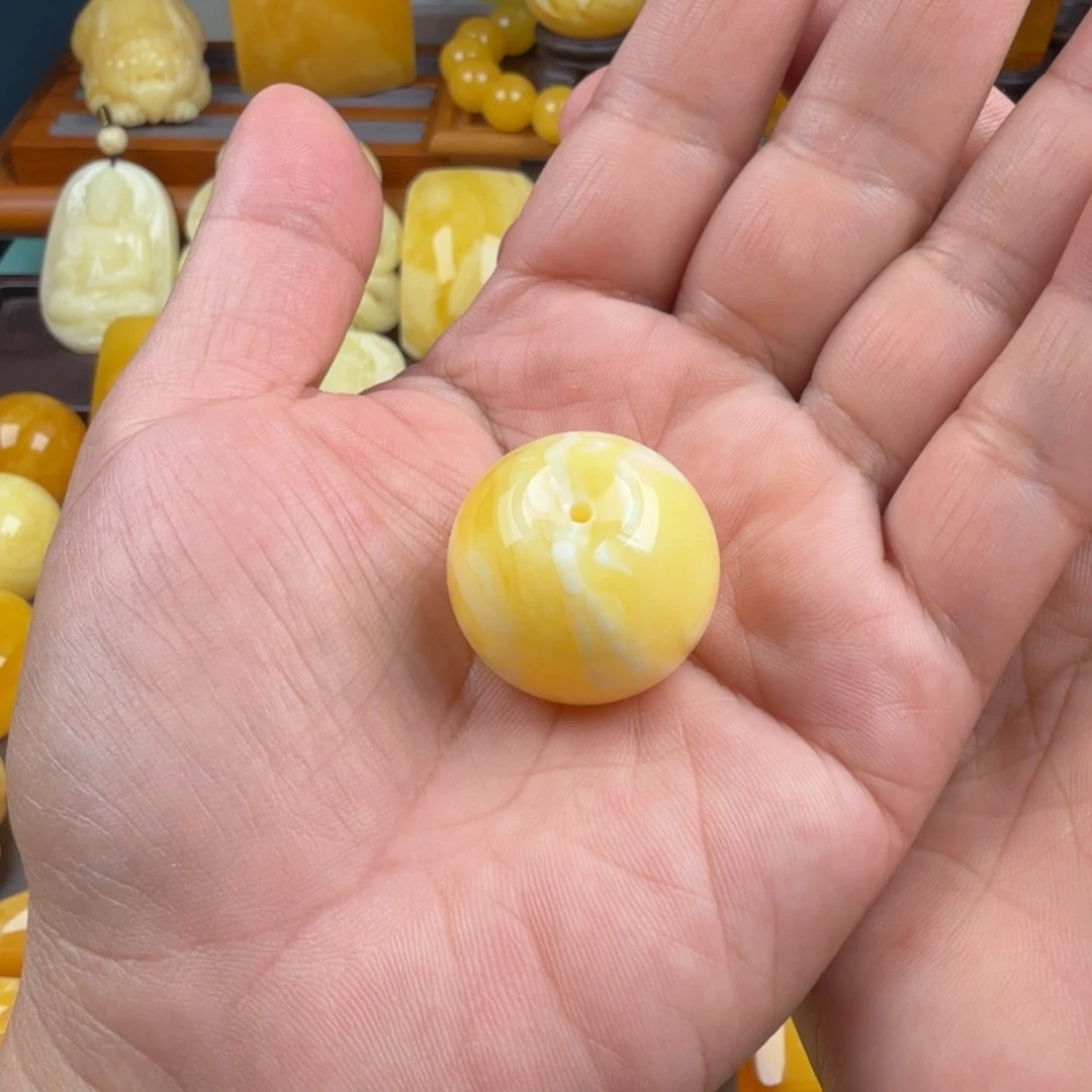 四***草琥珀颈饰未镶嵌纯天然琥珀蜜蜡