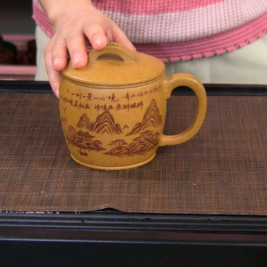 茶杯紫砂高货放漏