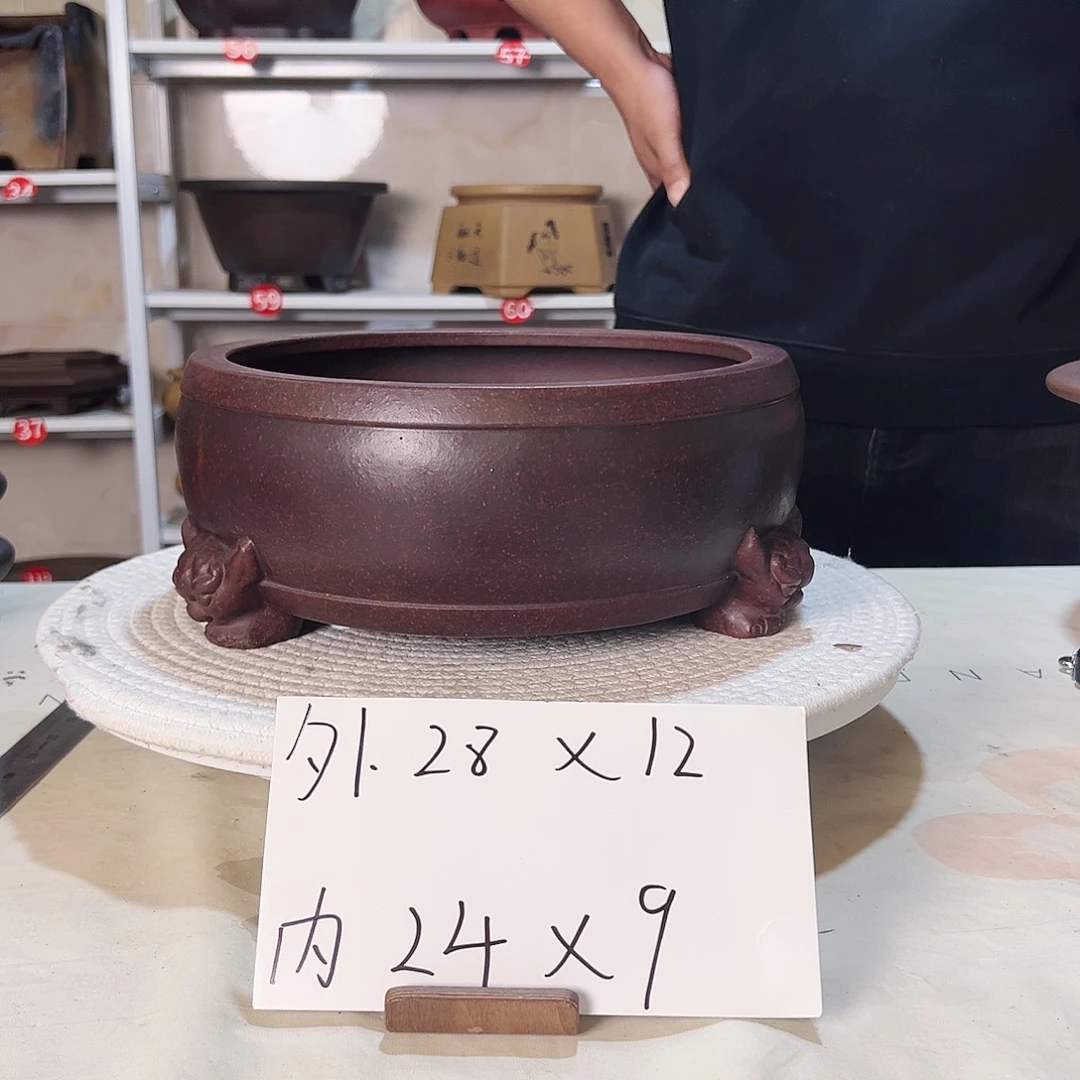 紫砂花盆紫砂花盆