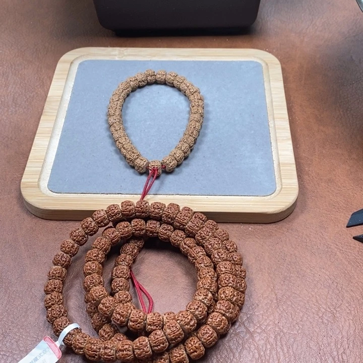 新***丁金刚菩提吊坠108原皮藏式盘龙