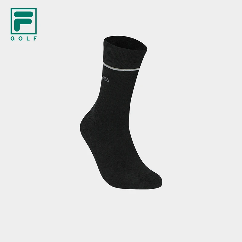 Fila/斐乐男子时尚休闲百搭基础款透气舒适吸汗中腰袜A13M545301F