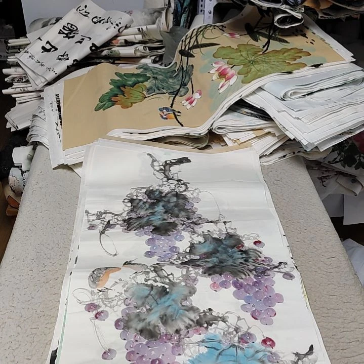 像***屋国画落款后台备注