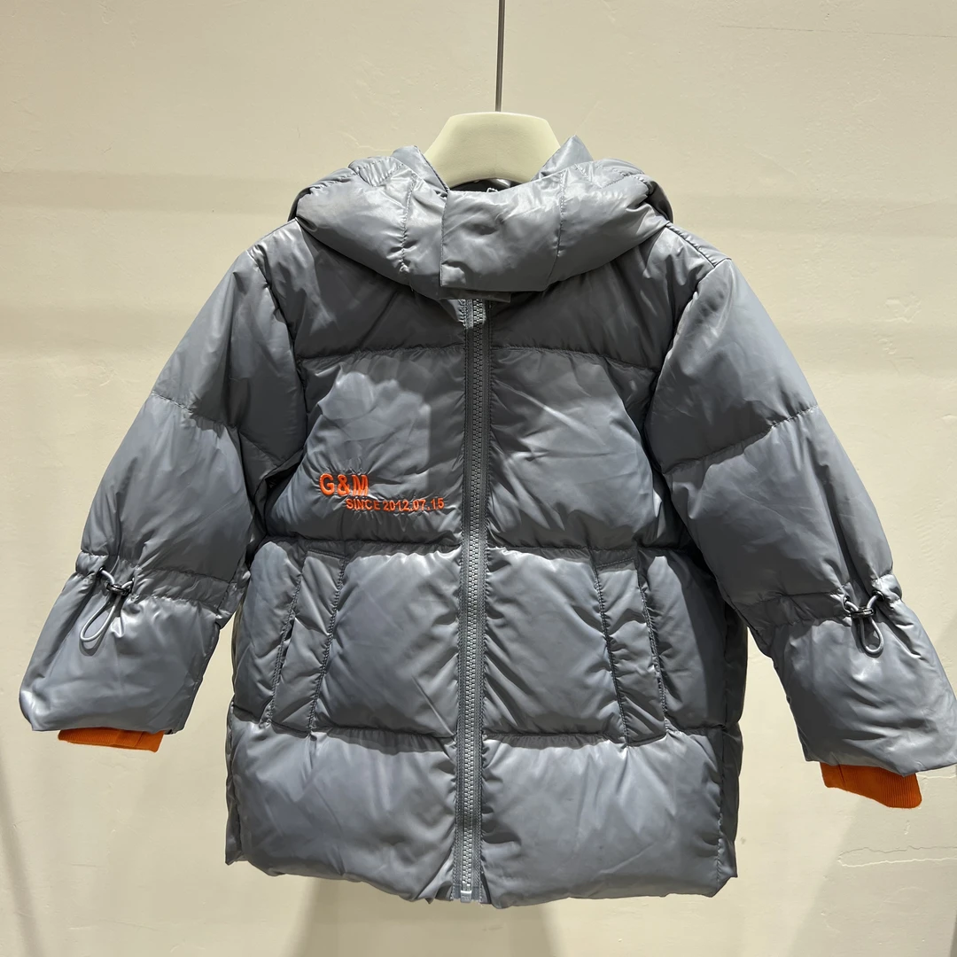 象桃儿童冬季羽绒服秋冬中长款休闲风韩版外套