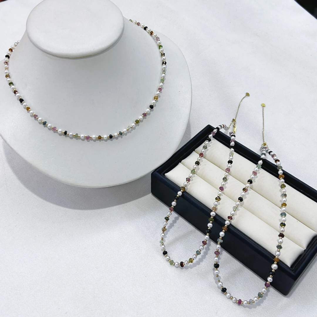 【罗伊伊推荐】淡水珍珠项链 3-4mm YB0068（多样性发货发一）