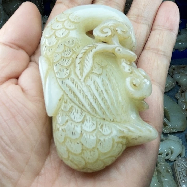 声***哥和田玉（青白玉）未镶嵌颈饰