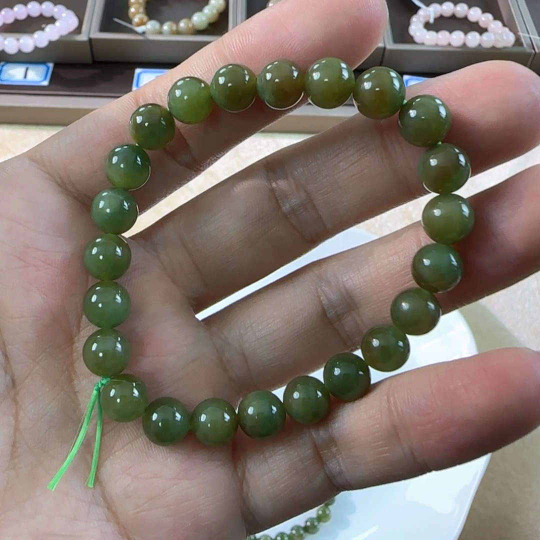 未镶嵌手链和田玉微瑕不退不换9