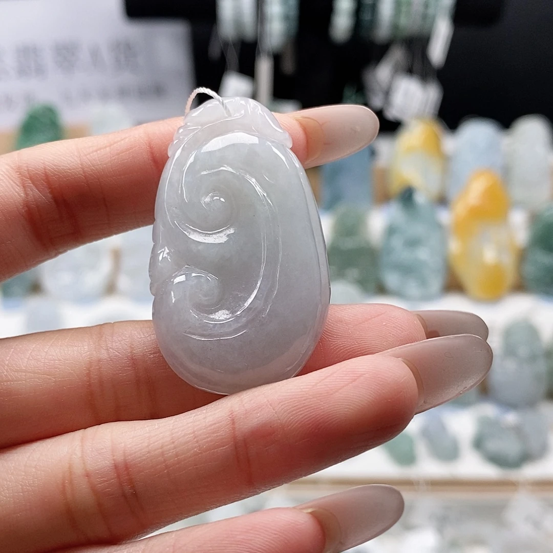 翡翠未镶嵌颈饰nn