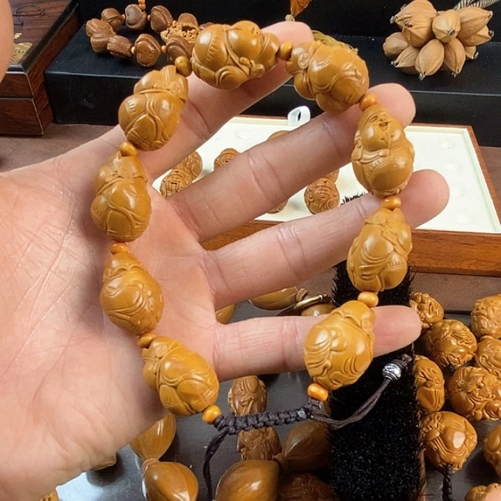 橄榄核手串/手链嘟嘟财神