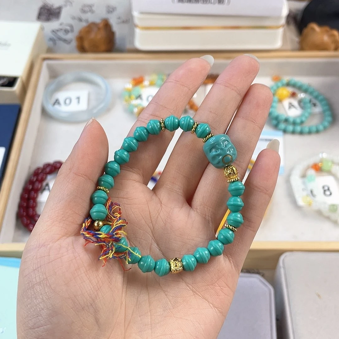 针钠钙石手饰银S925镀金镶嵌