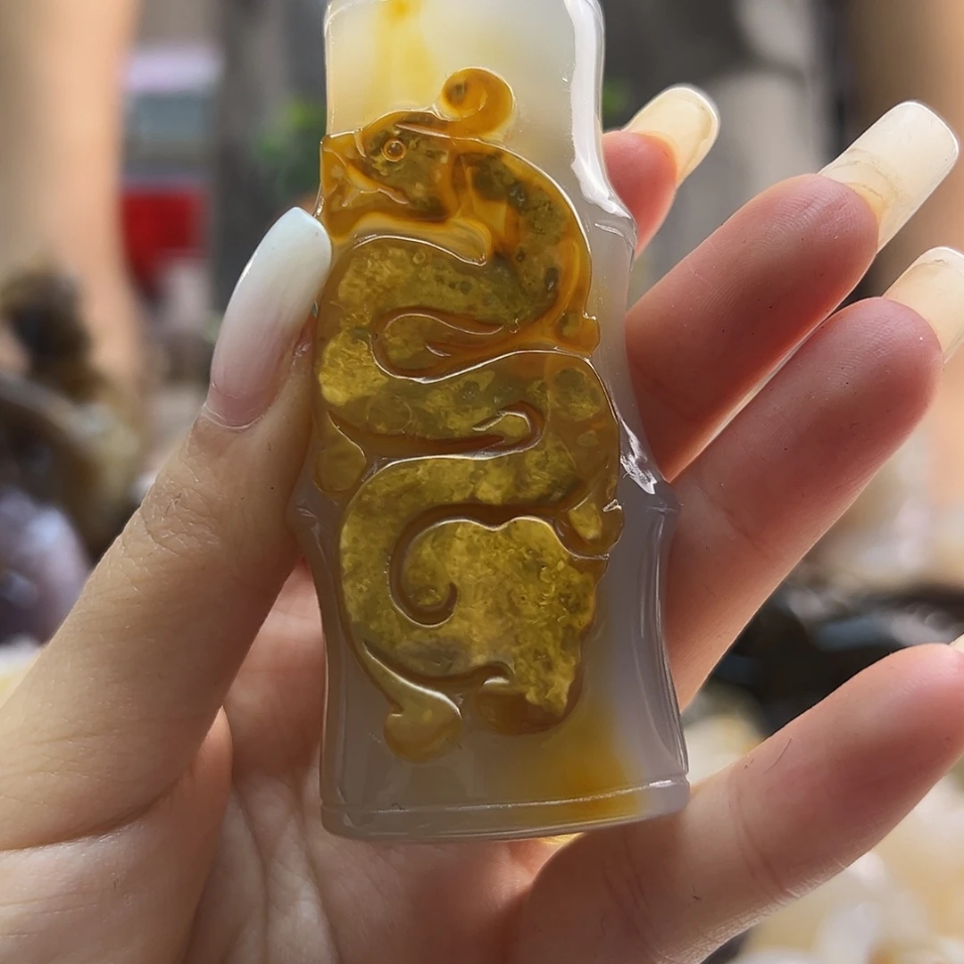 玛瑙/玉髓未镶嵌吊坠(不含链)