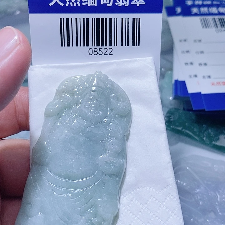 翡翠未镶嵌颈饰天光墟翡翠市场现金代购