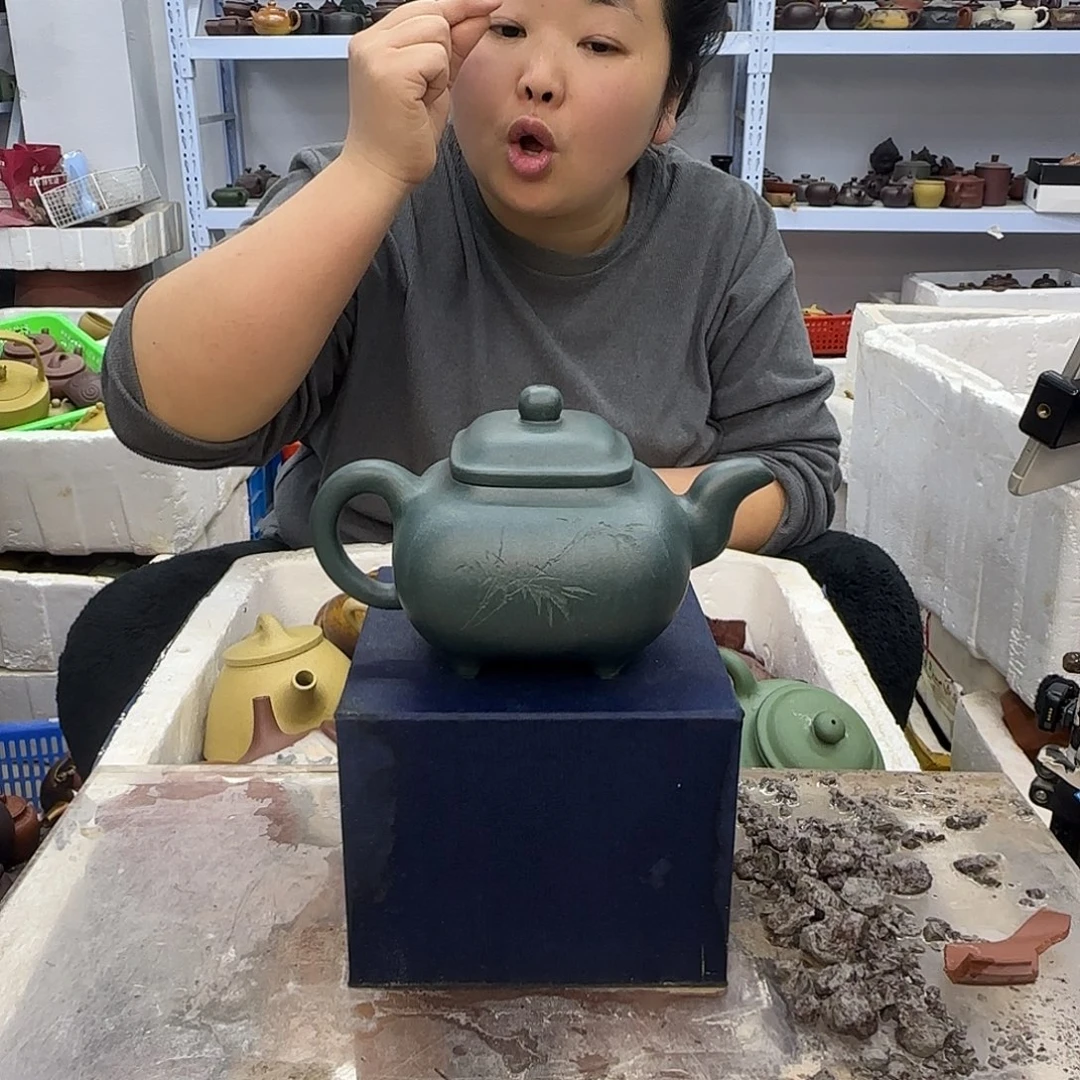 茶壶紫砂宜兴紫砂瑕疵处理