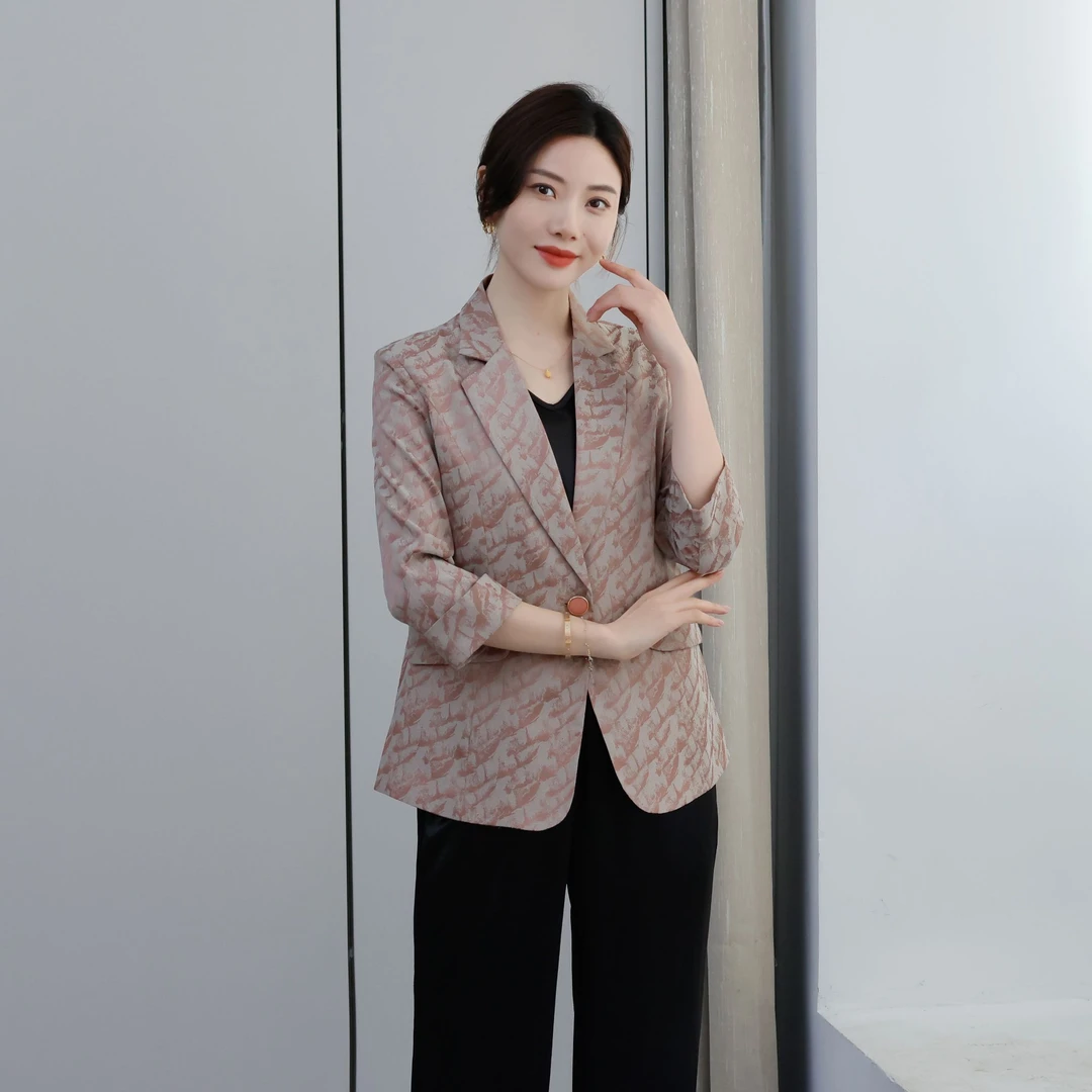 夏款西装时尚洋气百搭休闲显瘦气质防晒女装-808