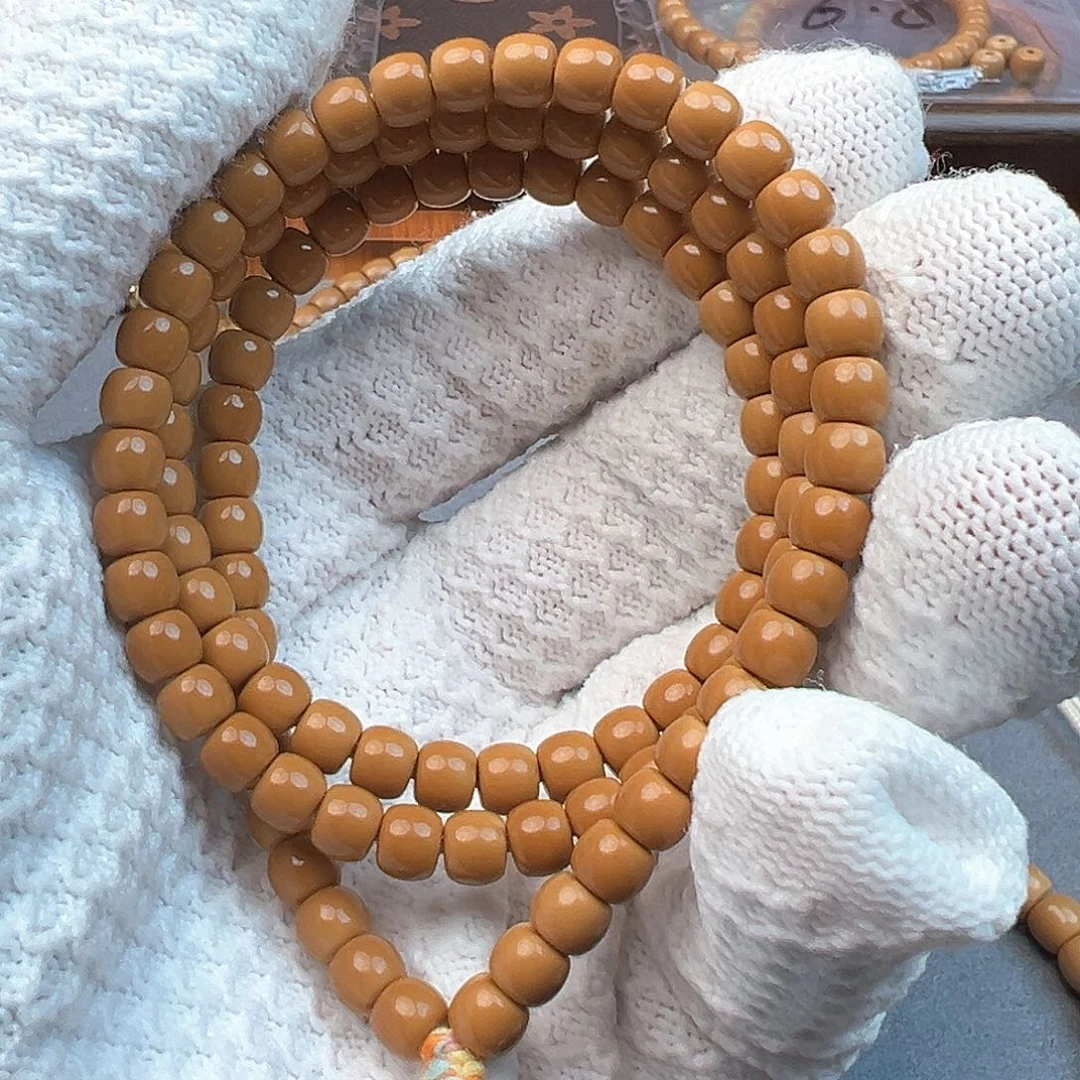 橄榄核手串/手链好**个橄榄核尖脖挂6.2