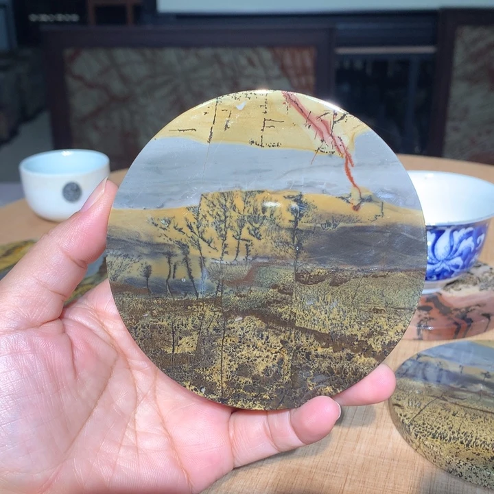 ，广西国画石摆件，收藏观赏