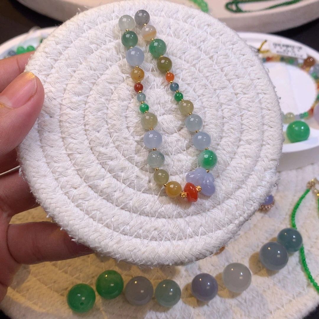 翡翠散珠多宝手串3.0，新款亏出