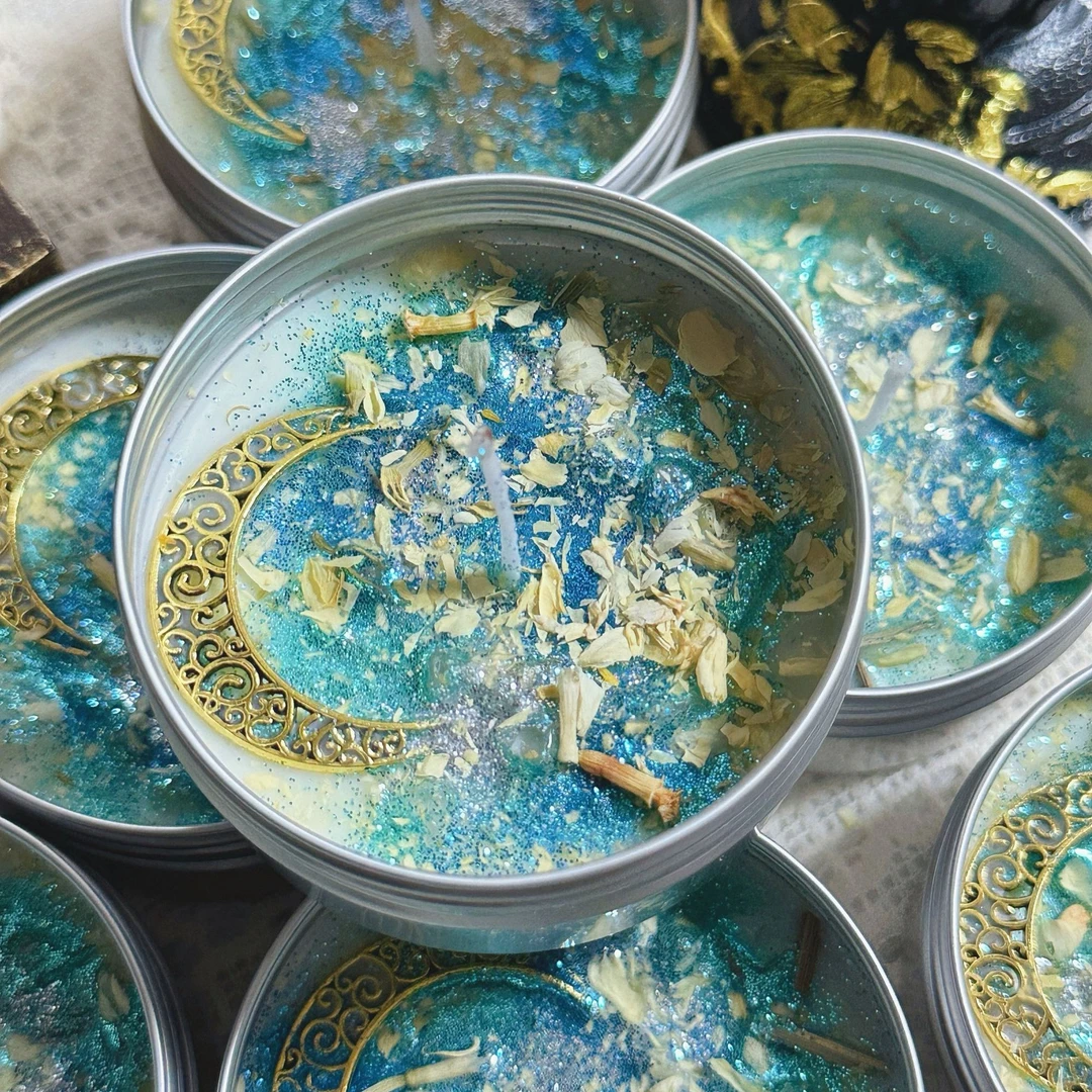 手作 月亮女神 清心疗愈蜡烛