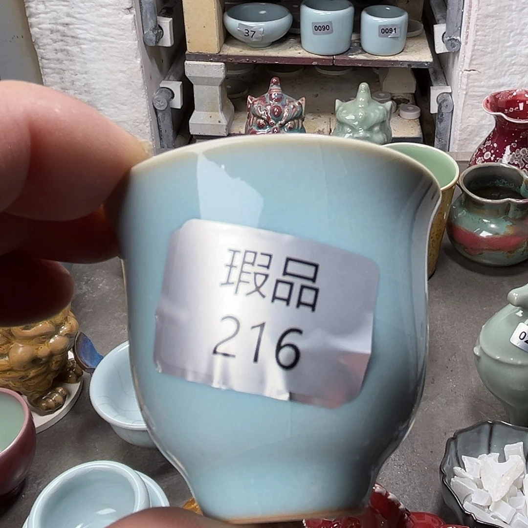 陶摆件窑口自销原矿钧瓷