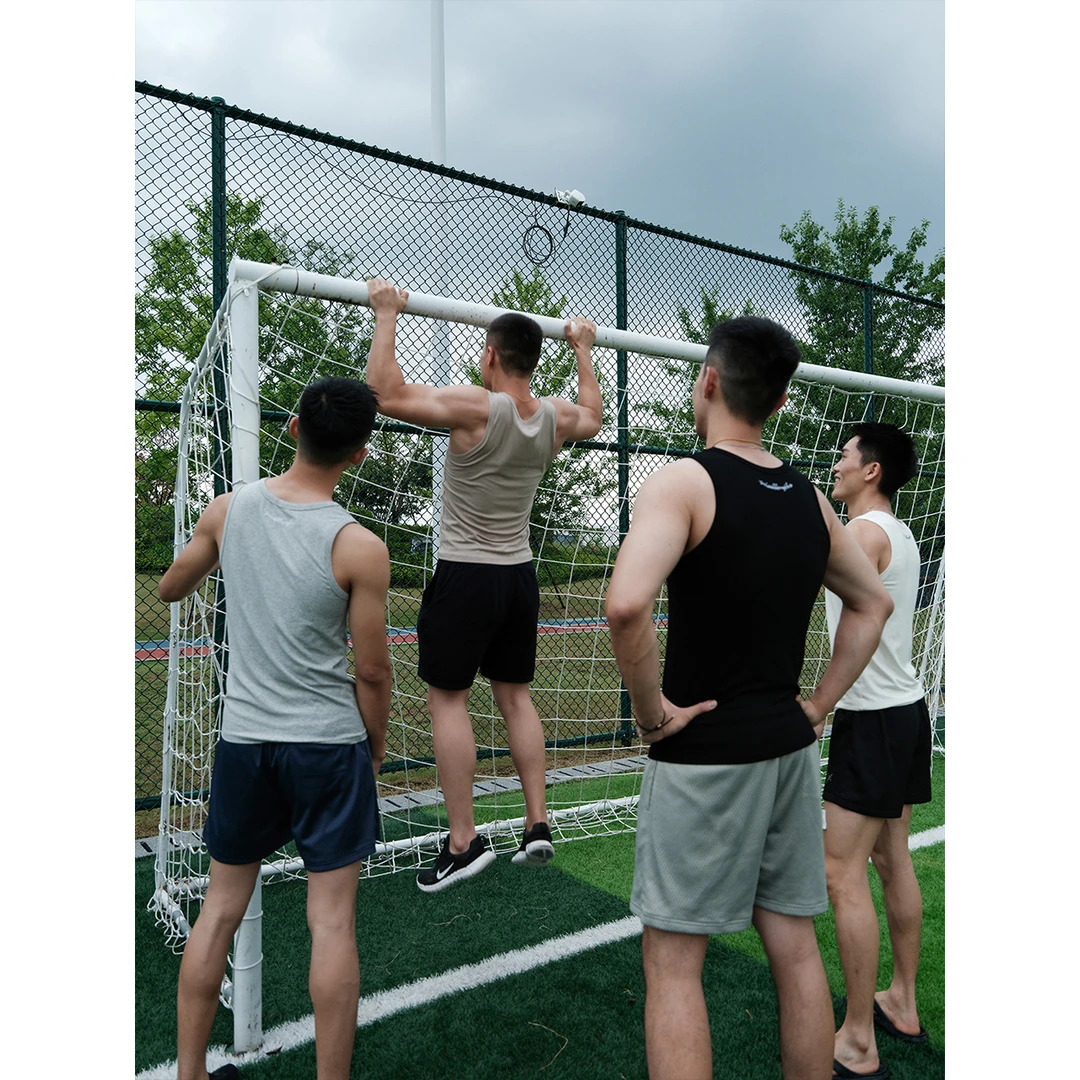 GTAL25ss美式口粮背心凉感透气速干刺绣夏季休闲运动无袖上衣T恤