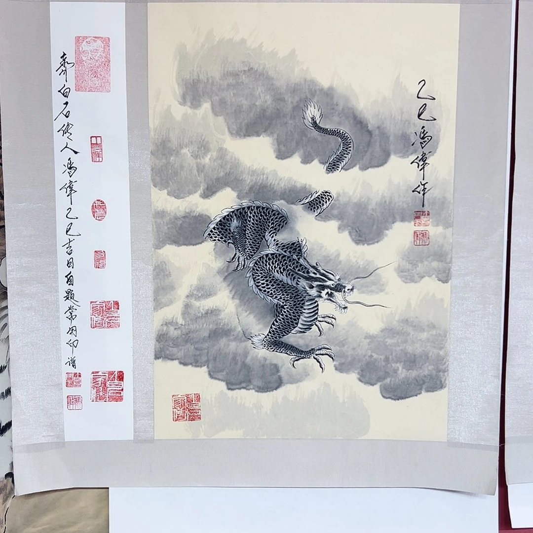 国画冯伟老师亲笔手绘国画作品慧