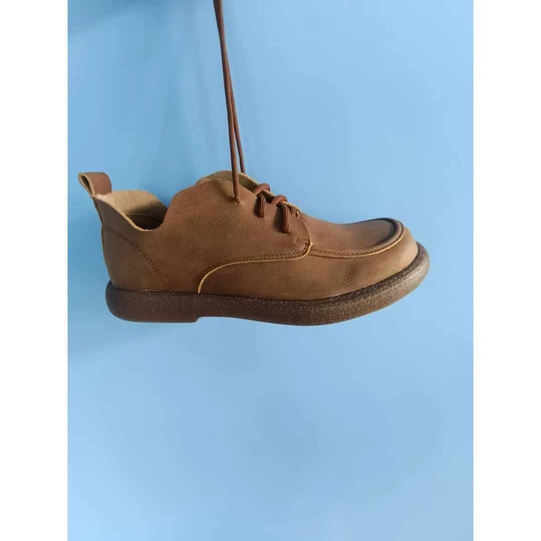 7611-复古圆头休闲鞋