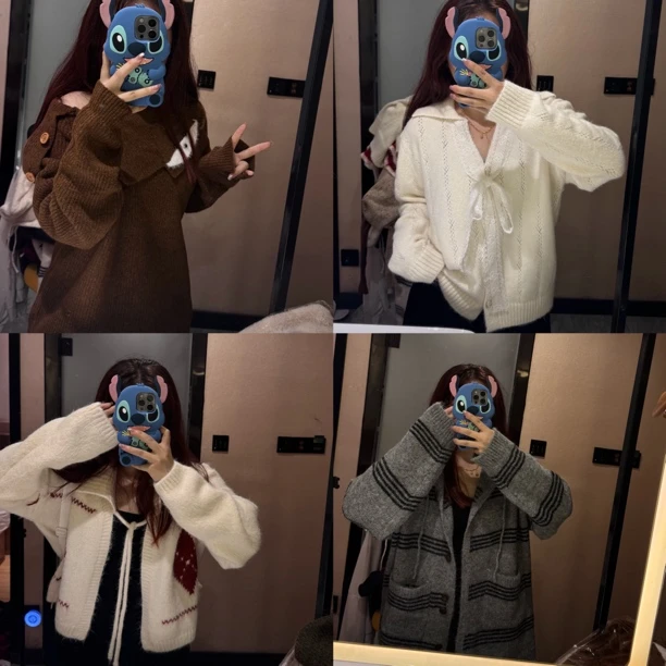毛衣合集【现货701-799】秋冬韩版宽松休闲毛衣毛针织衫外套套头