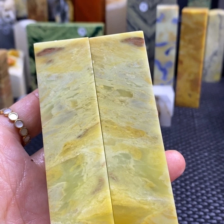 云南石源**长青田石印章石