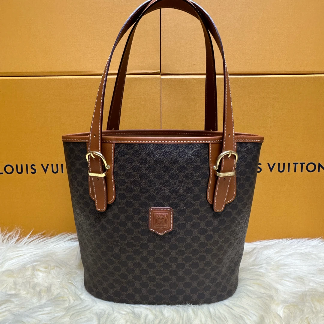 修复品【配皮修复】Celine/思琳老花中古女生手提水桶包