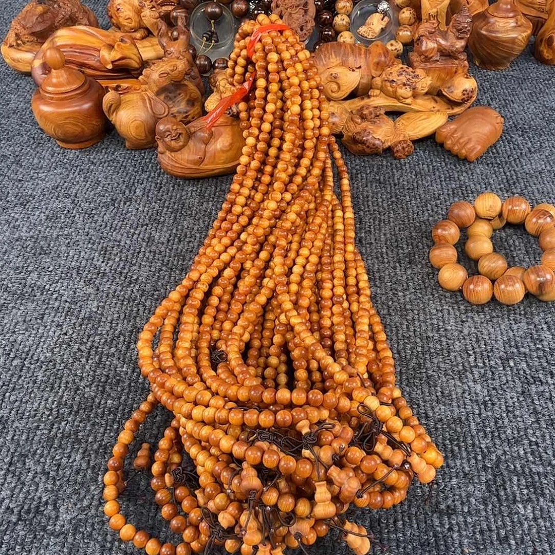 柏木太行崖柏陈化0.8闻香手串，到手一条新人体验价