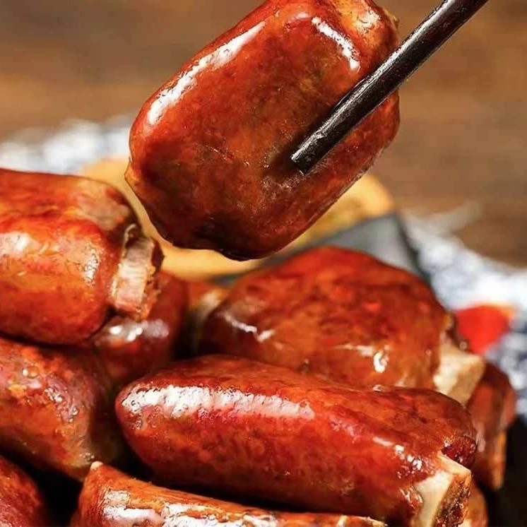 四川特产排骨香肠正宗麻辣五香香肠腊排骨香肠农家自制烟熏腊肠