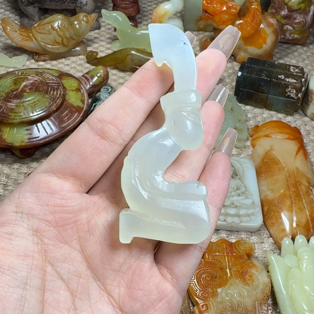 白玉菩提吊坠挂件
