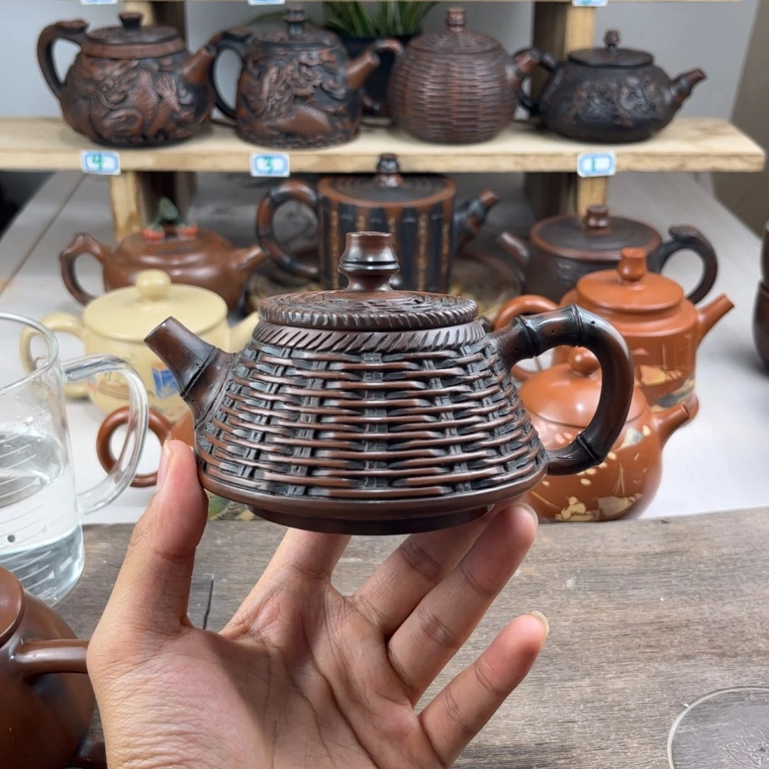 壶?**✨160cc建水紫陶传承全手工制作