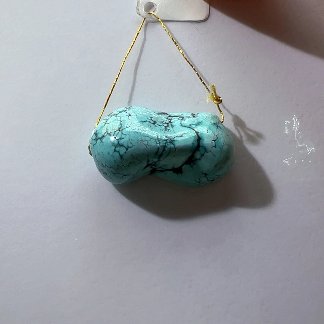 绿松石未镶嵌挂件