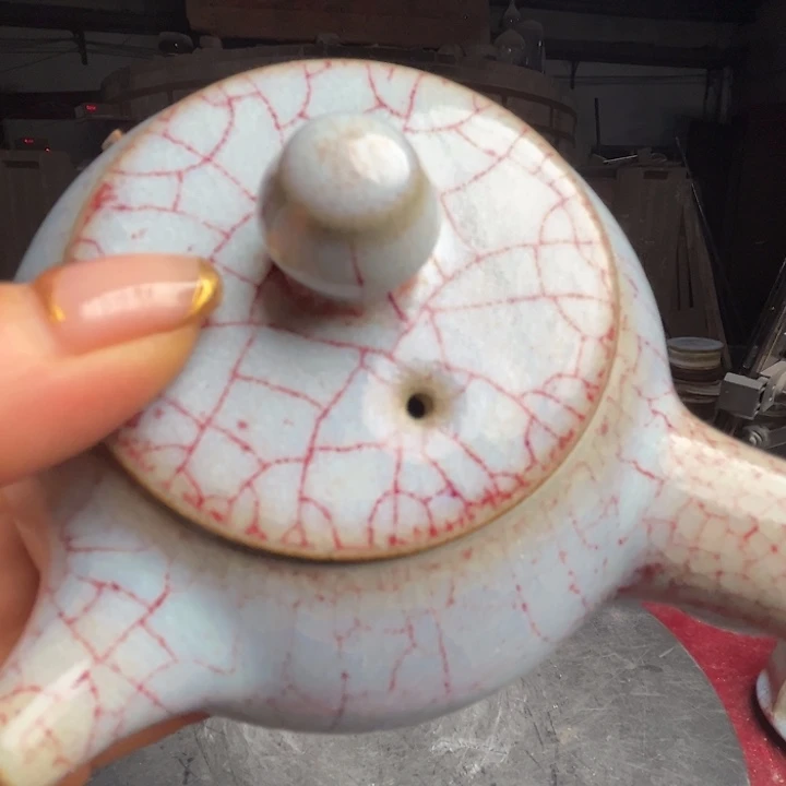 牛家钧窑牛自恒老师钧瓷壶O****界