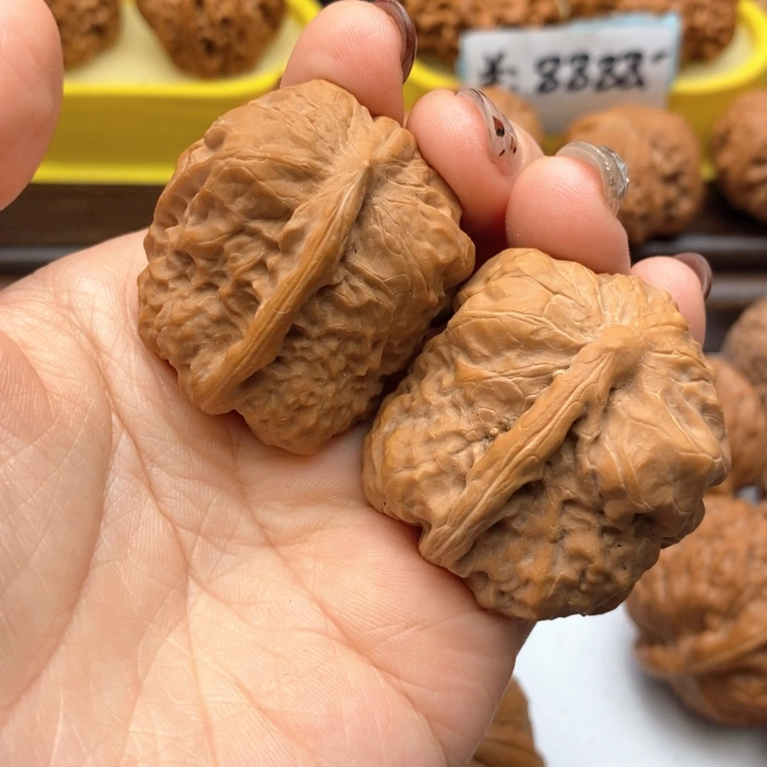 把件文玩核桃39尺蛤蟆头一帆