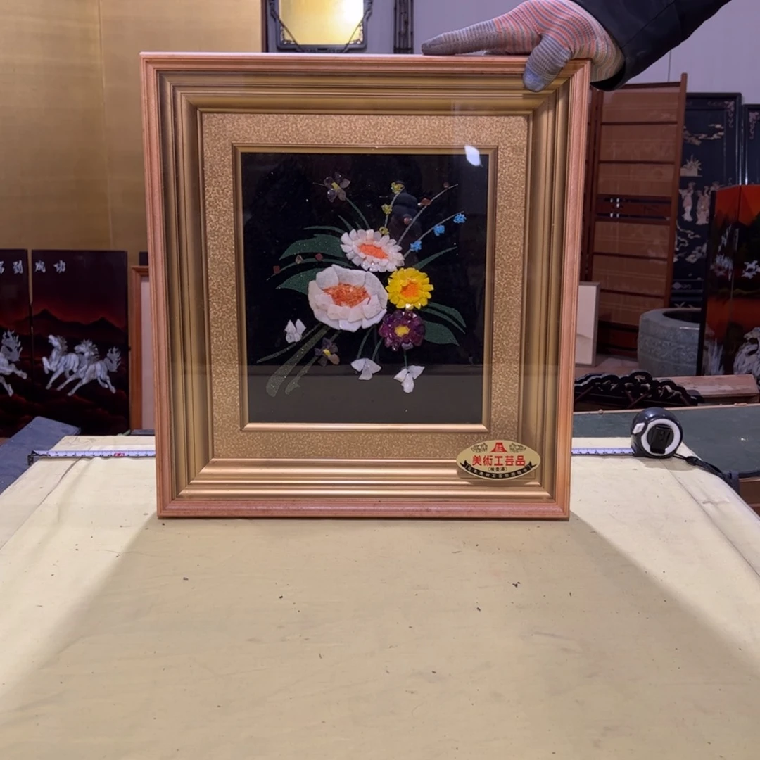 绘画万***楼屏风框画油画版画